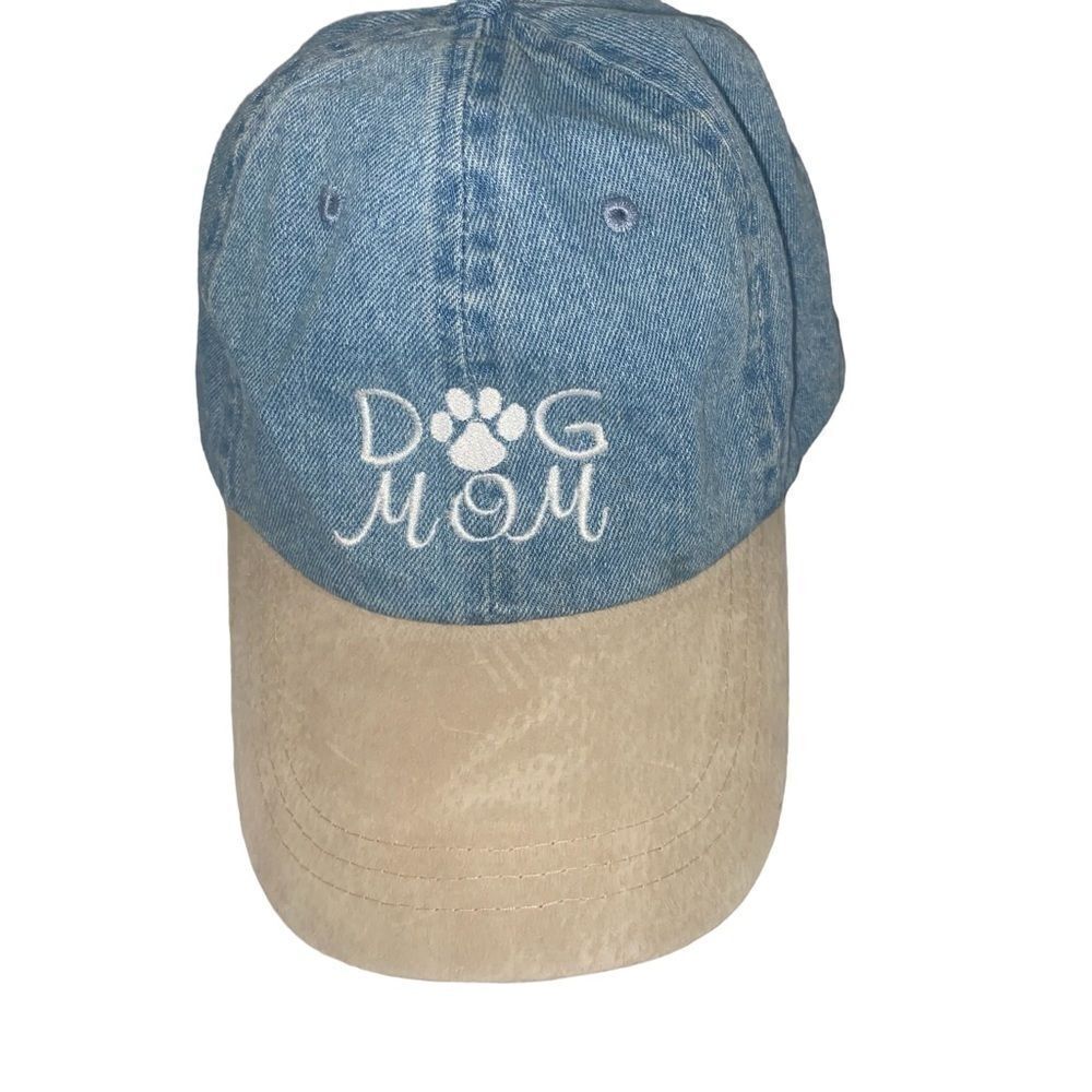 Chambray Dog Mom Baseball Hat